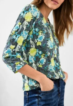 Cecil IN CRASH OPTIK - Langarmshirt - Grün -Angebote Stil Tage Store c5ed47c9eaba4134b230ae9c3545f54a