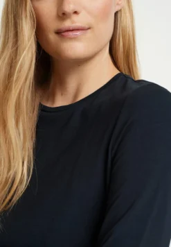 OPUS LANGARMSHIRT SMILLA - Langarmshirt - Global Blue -Angebote Stil Tage Store c615663b054846429a67fdc4e4fd5d26