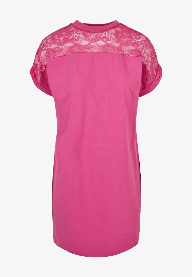 URBAN CLASSICS LADIES LACE TEE DRESS - Freizeitkleid - Schwarz 6 URBAN CLASSICS LADIES LACE TEE DRESS - Freizeitkleid - Schwarz - Image 6