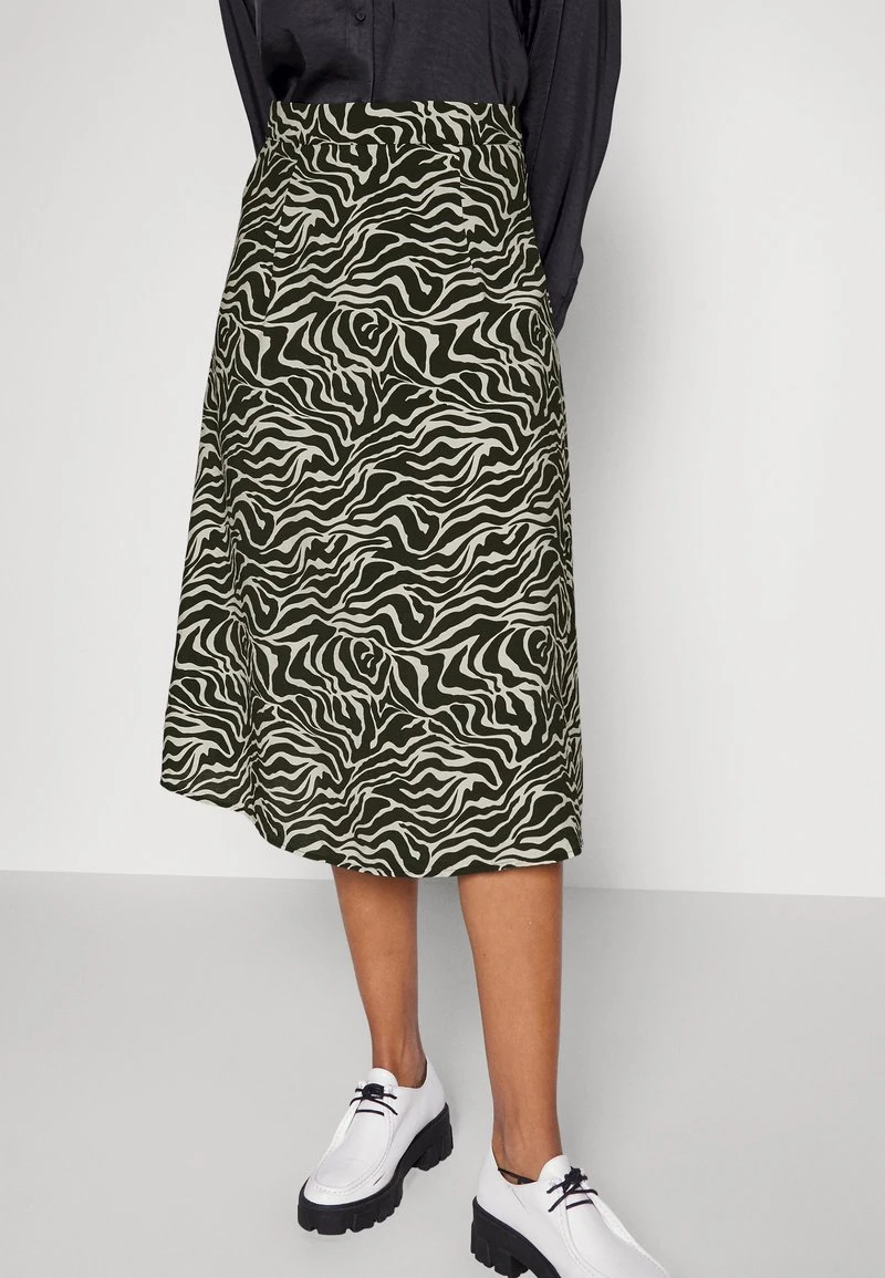 OBJLEONORA - Bleistiftrock - Blackaop/sandshell Animal 5 OBJLEONORA - Bleistiftrock - Blackaop/sandshell Animal - Image 5