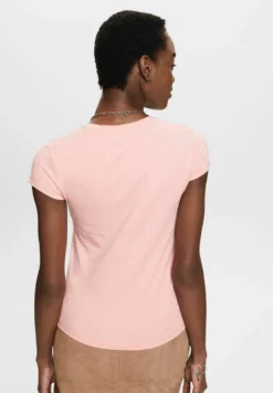ESPRIT MIT RUNDHALSAUSSCHNITT - T-Shirt Basic - Pink -Angebote Stil Tage Store d3ab69e3bf2c49efbca2063c712befaa