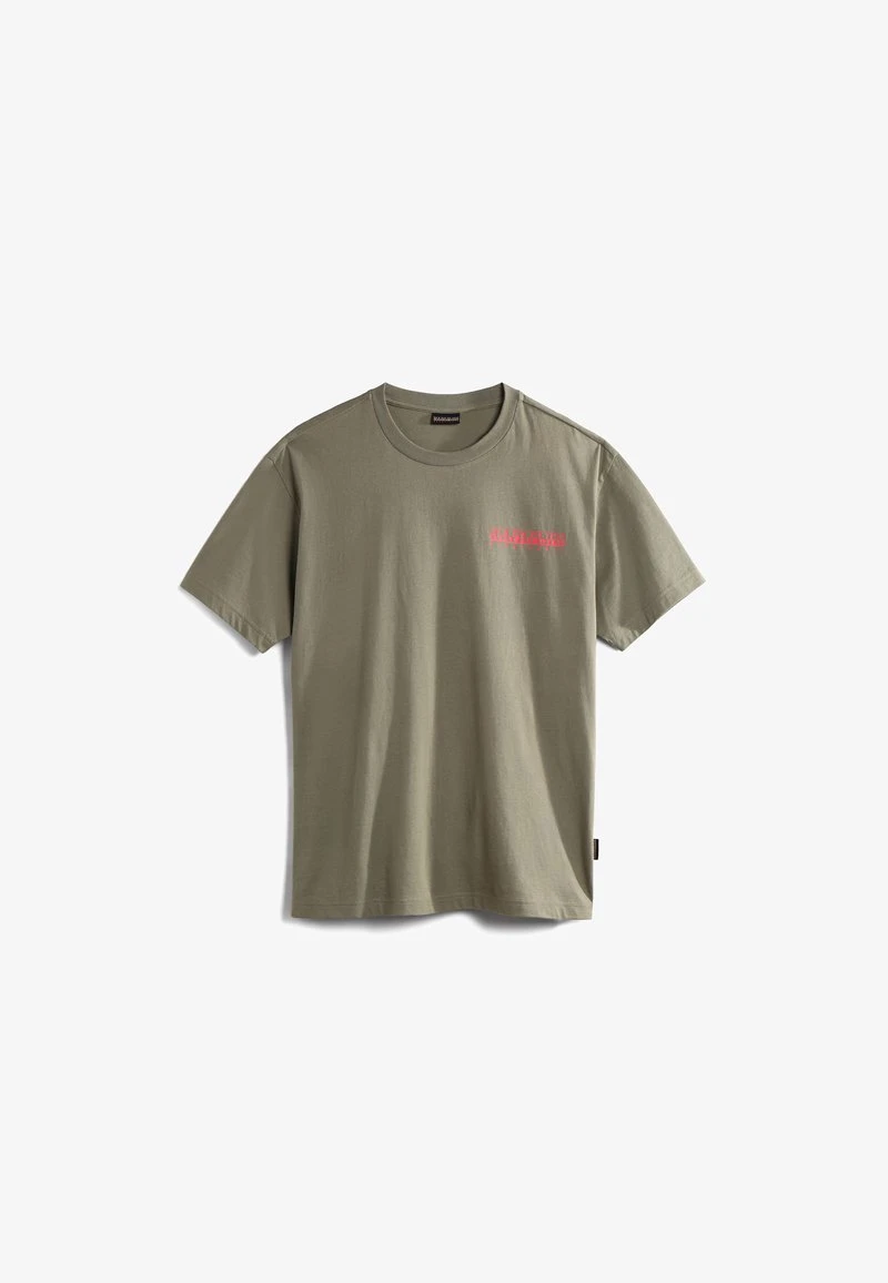 Napapijri S-PAJAS SS - T-Shirt Print - Green Lichen 3 Napapijri S-PAJAS SS - T-Shirt Print - Green Lichen - Image 3