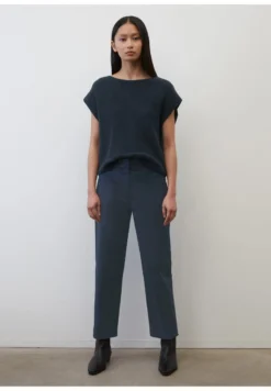Marc O'Polo MODERNE MODELL RIMKA - Stoffhose - Deep Blue Sea