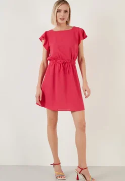 LELA REGULAR FIT - Freizeitkleid - Fuchsia -Angebote Stil Tage Store dac537da737045f080c03fd221a1507b