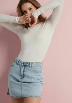 4 TASCHE - Jeansrock - Blau V Ultralight Denim -Angebote Stil Tage Store db295325060f43f2b2c57e3c5b2c0b67