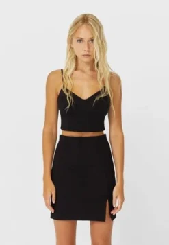 New Look PETITE STONE LEATHER LOOK - A-Linien-Rock - Stone -Angebote Stil Tage Store dca0abaa1f3846969b3213b7ddbfd1a6