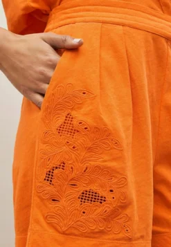 Next BRODERIE DETAIL STANDARD - Shorts - Orange -Angebote Stil Tage Store e0115b7cb8f64eff8c38399f682b6878