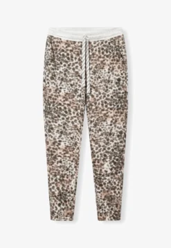 BOTTOMS CROPPED LEOPARD - Jogginghose - Ecru -Angebote Stil Tage Store e291a66fcd134a69b16d2c35691194b3