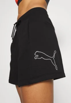 Puma POWER COLORBLOCK HIGH WAIST - Kurze Sporthose - Black -Angebote Stil Tage Store e31002c454d14aa5be32b39b8c62e0df