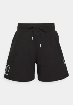 Puma POWER COLORBLOCK HIGH WAIST - Kurze Sporthose - Black -Angebote Stil Tage Store e3c1f81710ae43a3859206cb15b81de3