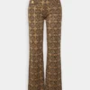 Nikkie NOOR PANTS - Stoffhose - Black/caramel