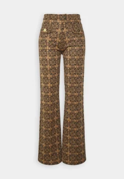 Nikkie NOOR PANTS - Stoffhose - Black/caramel