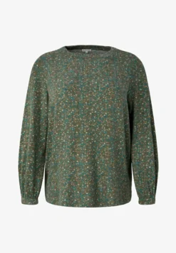 Tom Tailor GEMUSTERTES - Langarmshirt - Printed Minimal Cosy Fabric