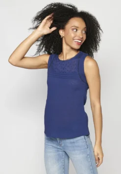 Koroshi Bluse - Royal Blue -Angebote Stil Tage Store ee558b7c65ee43888c24f87404fb85e8