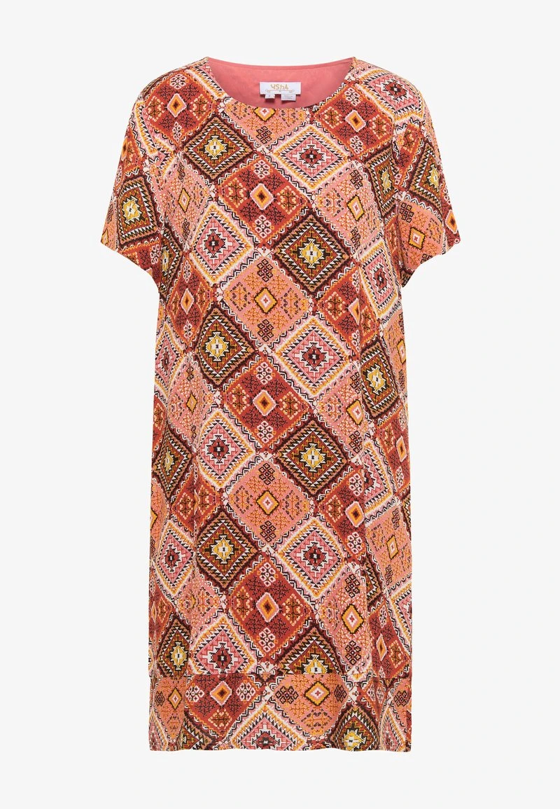 USHA RAKATA - Freizeitkleid - Rost Mehrfarbig 5 USHA RAKATA - Freizeitkleid - Rost Mehrfarbig - Image 5