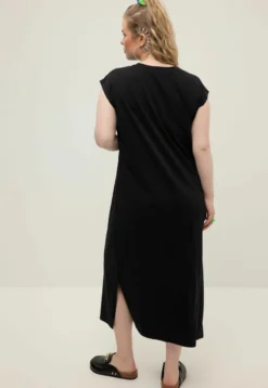 EN SANS MANCHES DÉCOLLETÉ ROND COUPE - Jerseykleid - Noir -Angebote Stil Tage Store f000a1a2605542d2a9618c64f9ac67cd