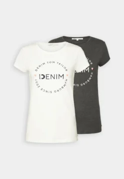 TOM TAILOR Denim 2 PACK - T-Shirt Print - Sky Captain Blue -Angebote Stil Tage Store f129bfa910d54e45bf81ef1b6c6c6865