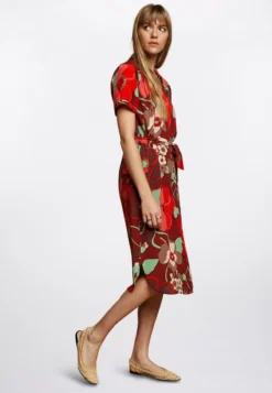 King Louie CARINA LA MONIA - Blusenkleid - Pecan Brown