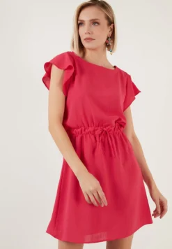 LELA REGULAR FIT - Freizeitkleid - Fuchsia