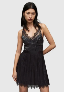 AllSaints ALANI LACE - Cocktailkleid/festliches Kleid - Black
