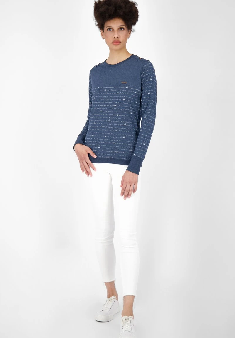 LEONIEAK B LONGSLEEVE - Langarmshirt - Marine Melange 2 LEONIEAK B LONGSLEEVE - Langarmshirt - Marine Melange - Image 2