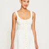 BDG Urban Outfitters AZEALIA MINI - Blusenkleid - Cream