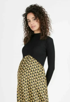 ANASTASIA MIDI - Jerseykleid - Yellow -Angebote Stil Tage Store fc8a740bed2b4b22bb5337d36847b236