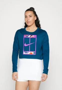 Nike Performance TEE SLAM CROP - Langarmshirt - Green Abyss -Angebote Stil Tage Store fce64455780c4003bacd2aa0d2b21219 1