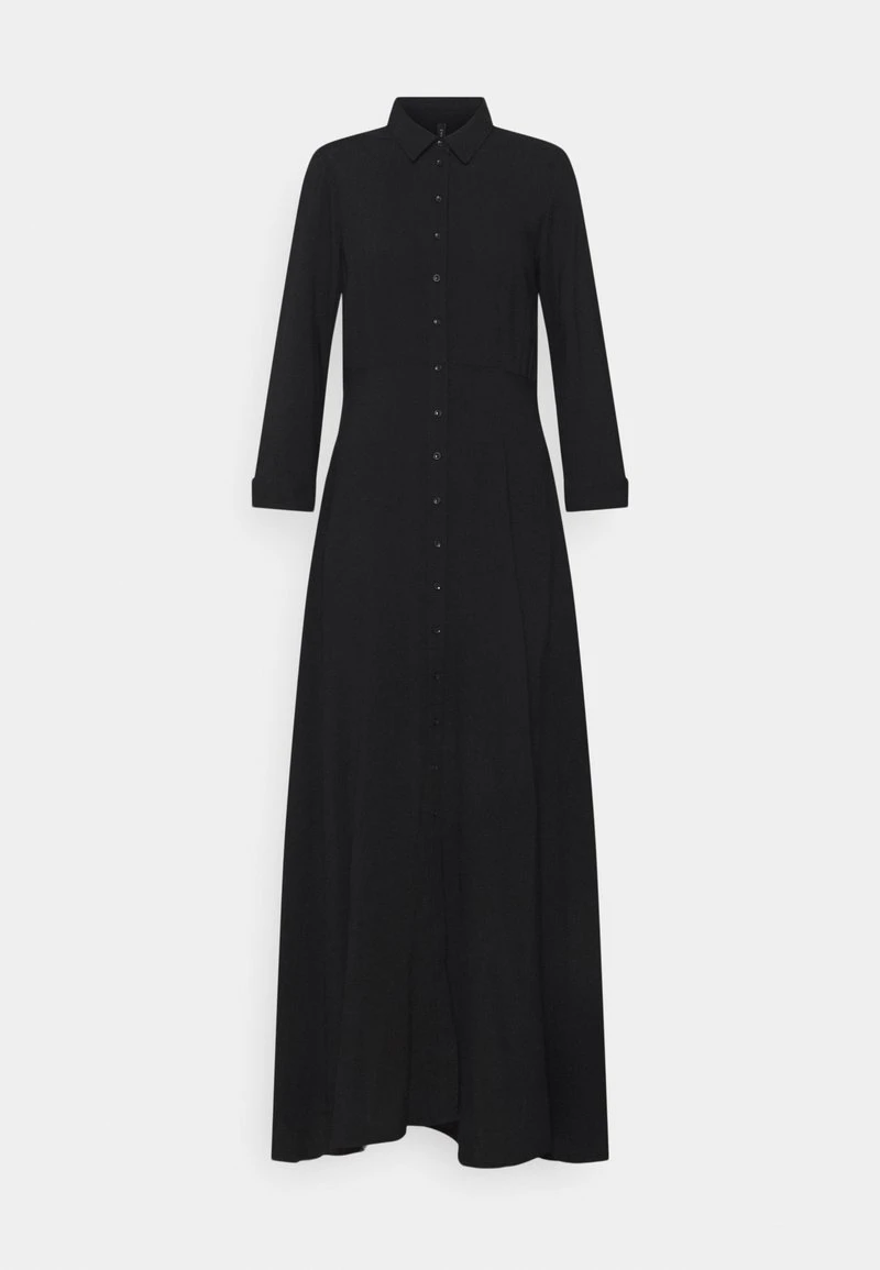 YASSAVANNA LONG SHIRT DRESS - Maxikleid - Black 6 YASSAVANNA LONG SHIRT DRESS - Maxikleid - Black - Image 6